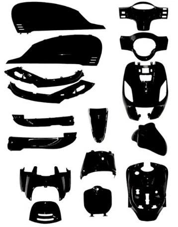 Plaatset Aplus Passend Op Sym Fiddle Iii 16 Delig Mat Zwart - AE-trading