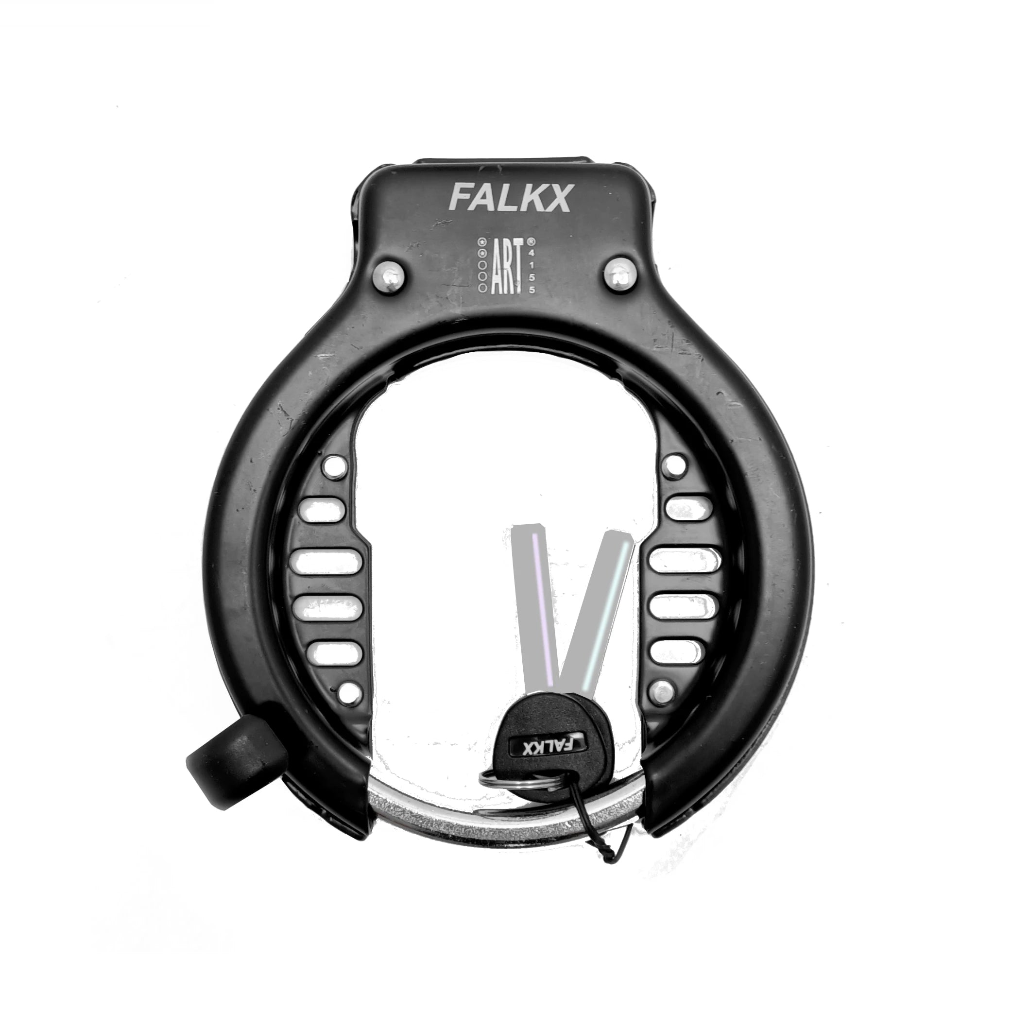 FALKX Armour Ringslot ART** 72mm breed. Met gat geschikt voor insteekkettingen type Axa (1847) (werkplaatsverpakking) - AE-trading