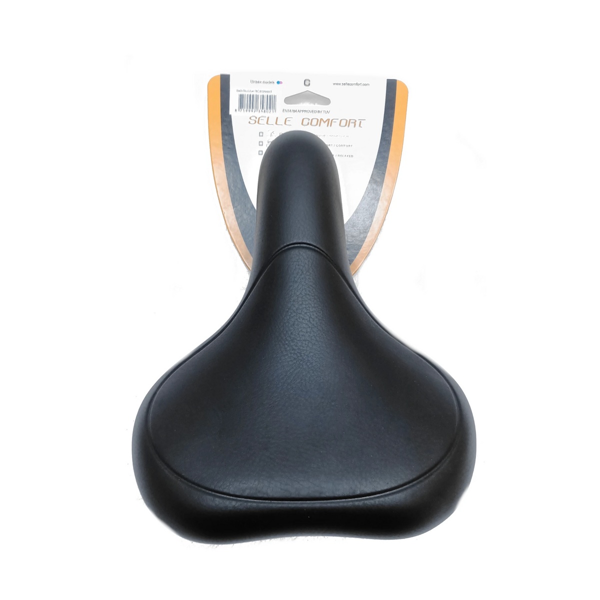 Selle Comfort zadel E-Bike zwart, zonder strop (hangverpakking). - AE-trading