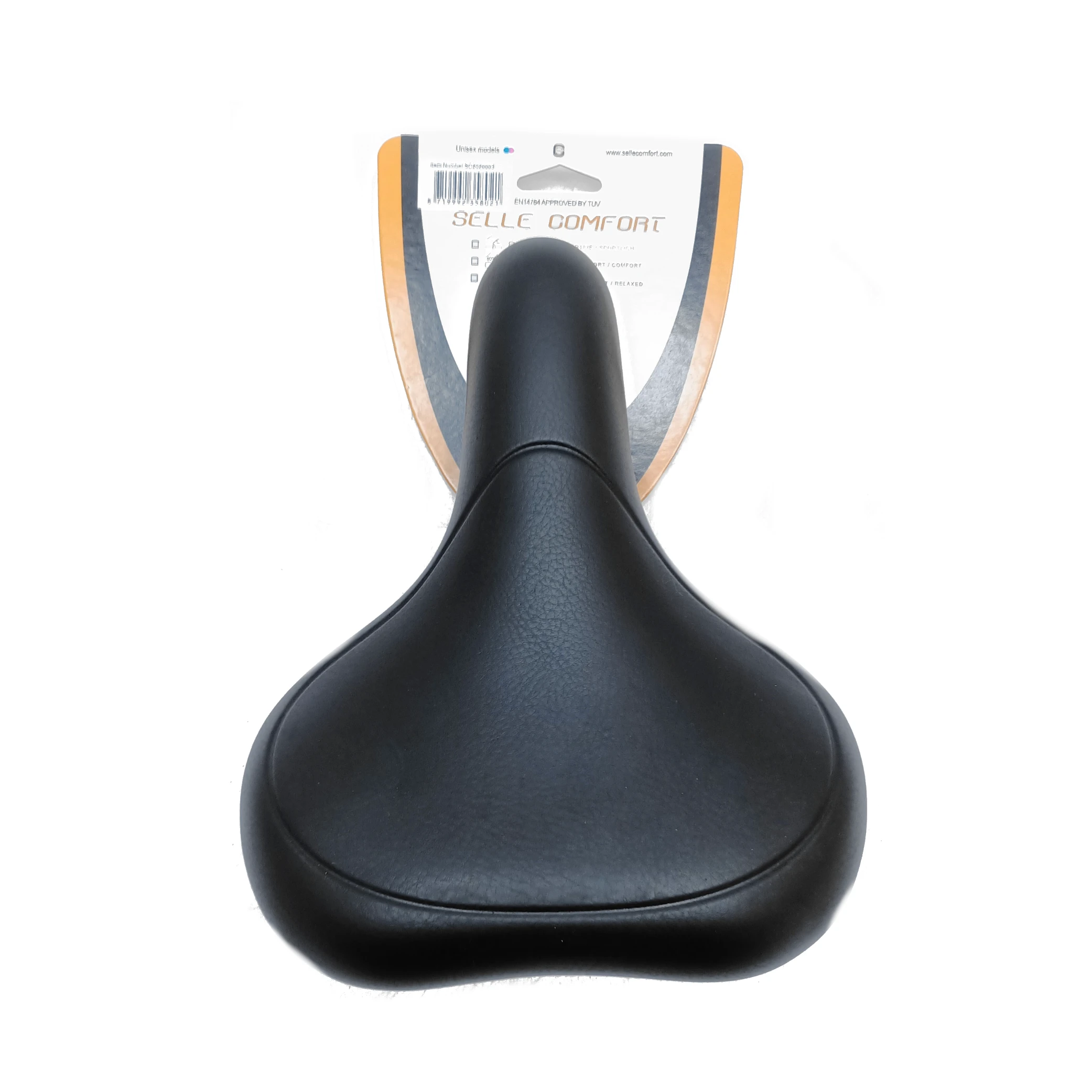 Selle Comfort zadel E-Bike zwart, zonder strop (hangverpakking). - AE-trading
