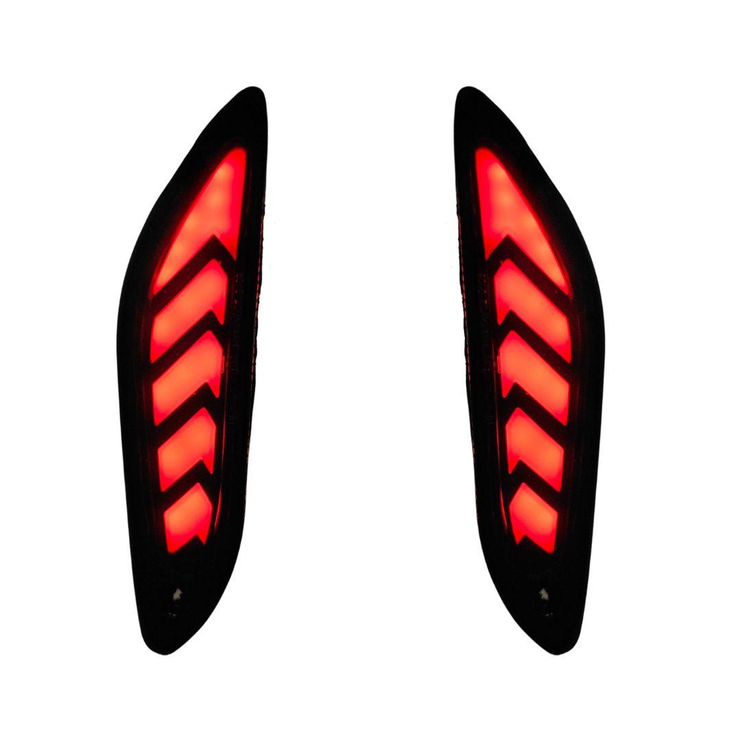 Knipperlichtset Alpha (E Tron) Tube Dagrij Achterzijde L+R Passend Op Vespa Sprint/Primavera (Weglopend) Smoke - AE-trading