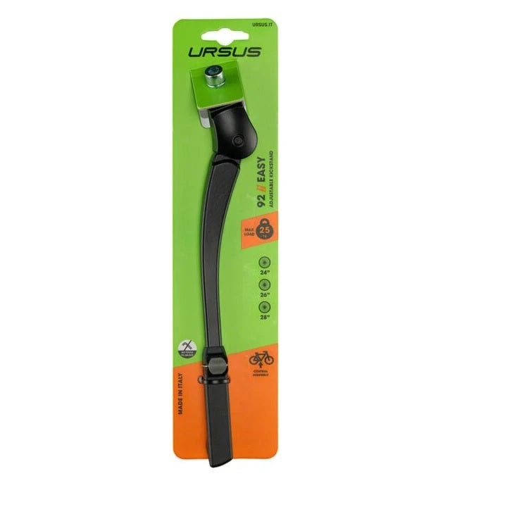 Ursus Standaard Easy, zwart. Verstelbaar 24-28", max belasting 25kg (hangverpakking) - AE-trading