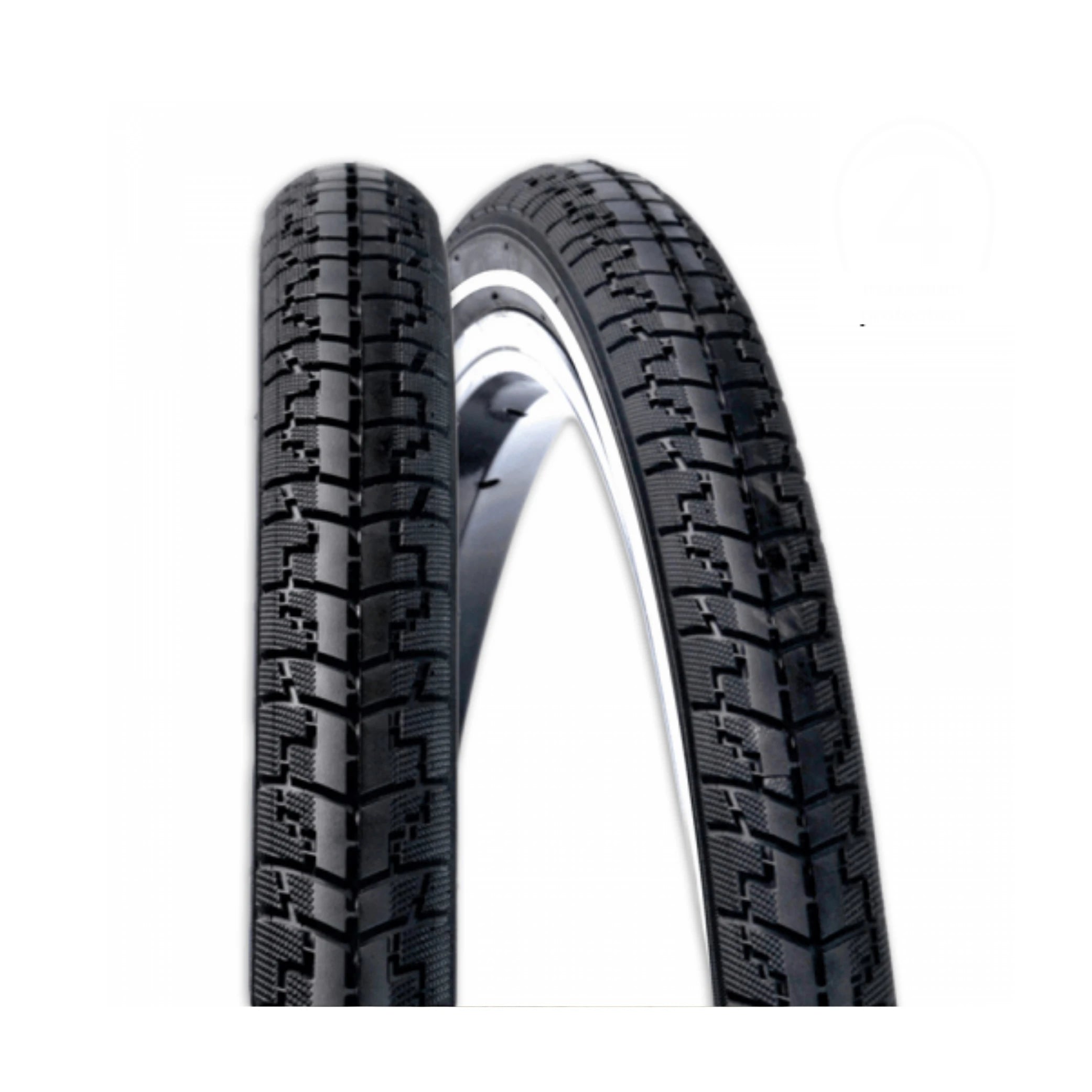 Buitenband: Rexway Dart (5mm Anti-lek) Kleur: zwart met reflectie Maat: 28x1 3/8x1 1/4 ETRTO 32-622 - AE-trading