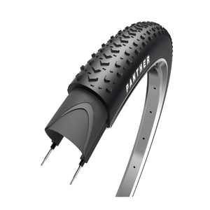 Buitenband: Obor/Hakuba Panther kleur: zwart zonder reflectie, Maat: 26x1.95, ETRTO 47-559 Single skin TPI 60 - AE-trading