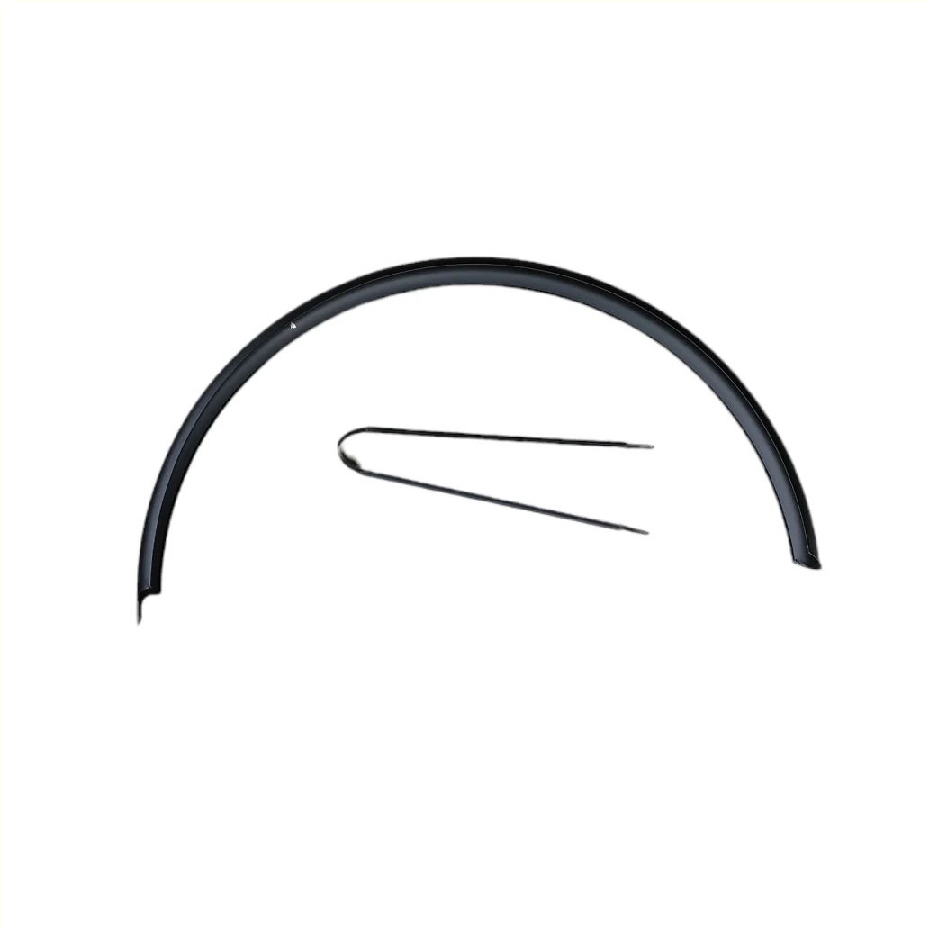Rivel Riviera achterspatbord 28x1.75 zwart staal - AE-trading