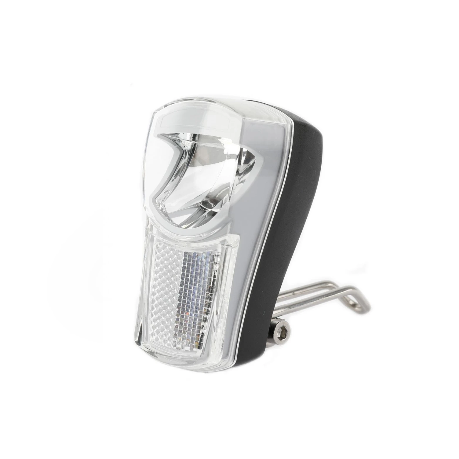 Ikzilight koplamp The Boss, 1 witte led 20LUX. incl bracket en batterijen (hangverpakking) - AE-trading