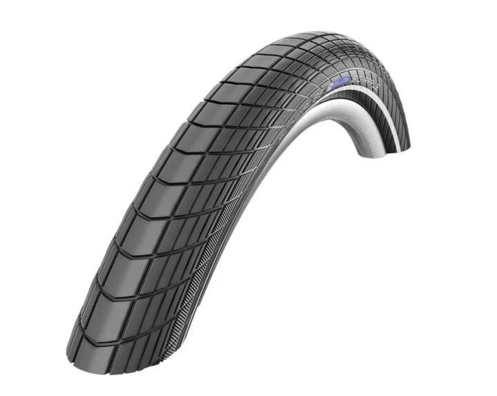 Buitenband: Schwalbe Big Apple, Performance Line (Raceguard) Kleur: Zwart met reflectie Maat: 26x2.15 ETRTO 55-559 - AE-trading