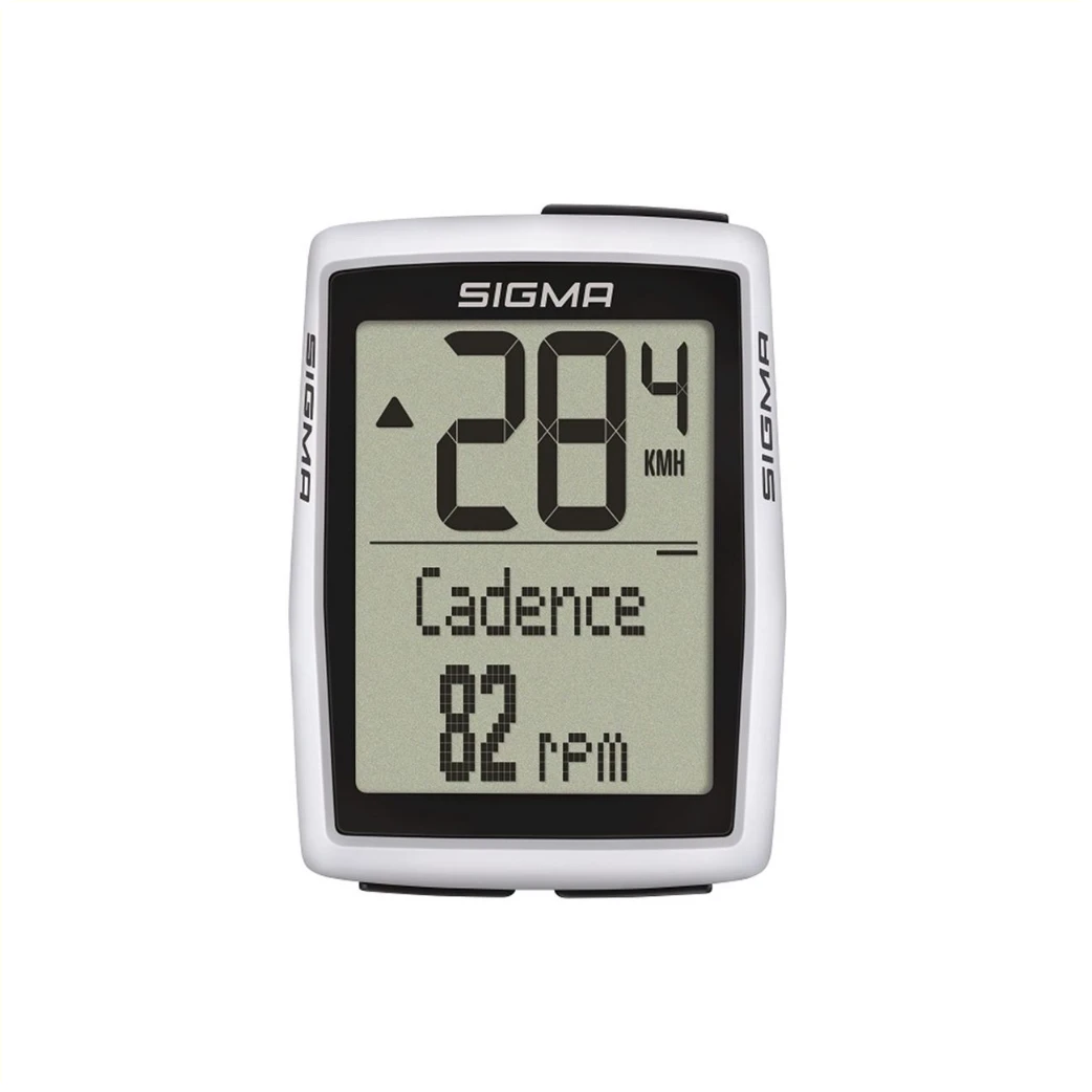 Sigma BC 12.0 WR fietscomputer, 12 functies (oa. Snelheid, gem.snelheid, max,snelheid,afstand, ODO, rijtijd,totale rijtijd, klok, temperatuur). Bekabeld (hangverpakking) - AE-trading