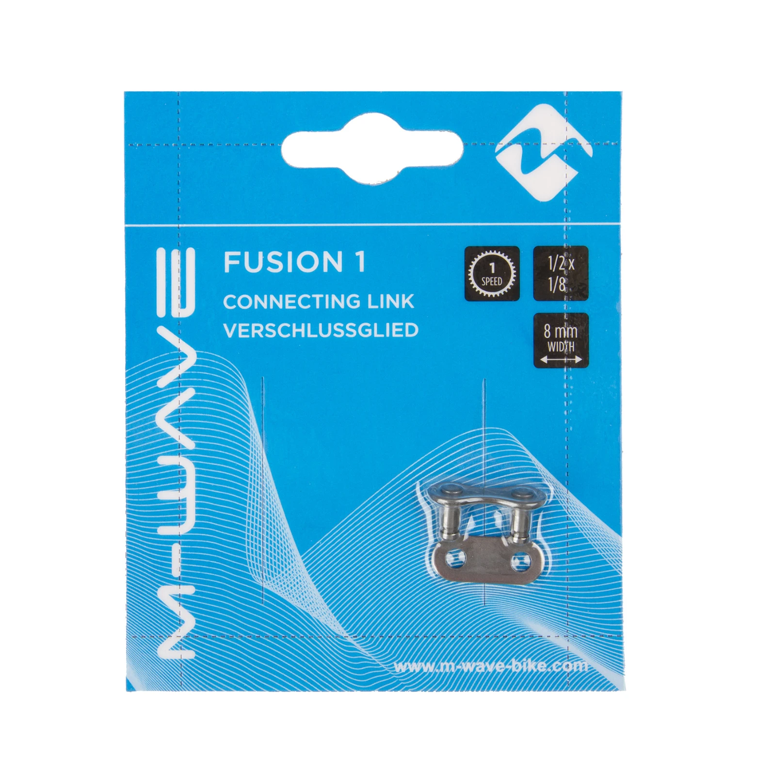 M-Wave verbindingsschakel, single speed 8mm (hangverpakking) - AE-trading