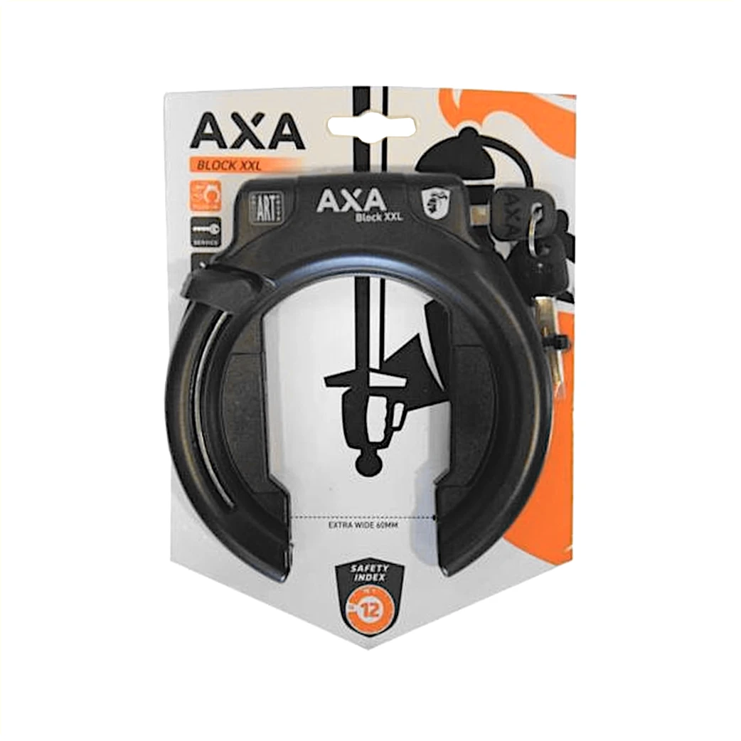 AXA Imenso Large met gat. ART**. Extra brede opening van 75 mm (hangverpakking). Beveligingsniveau 12 - AE-trading