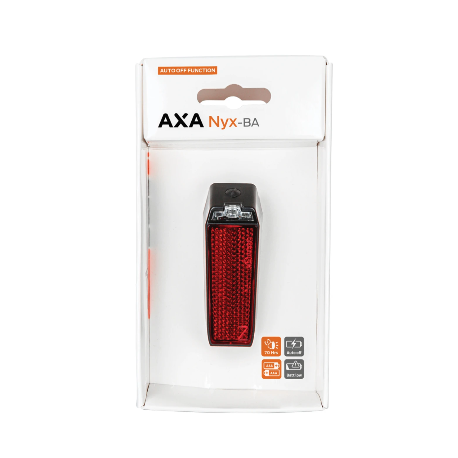 Axa Nyx batterij Auto Off LED achterlicht, Spatbord montage. - AE-trading