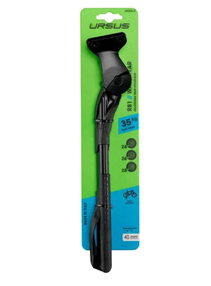 Ursus Standaard Wave Rear, 40mm plaat , Zwart, verstelbaar 24"-26"-28", max belasting 35kg (hangverpakking) - AE-trading