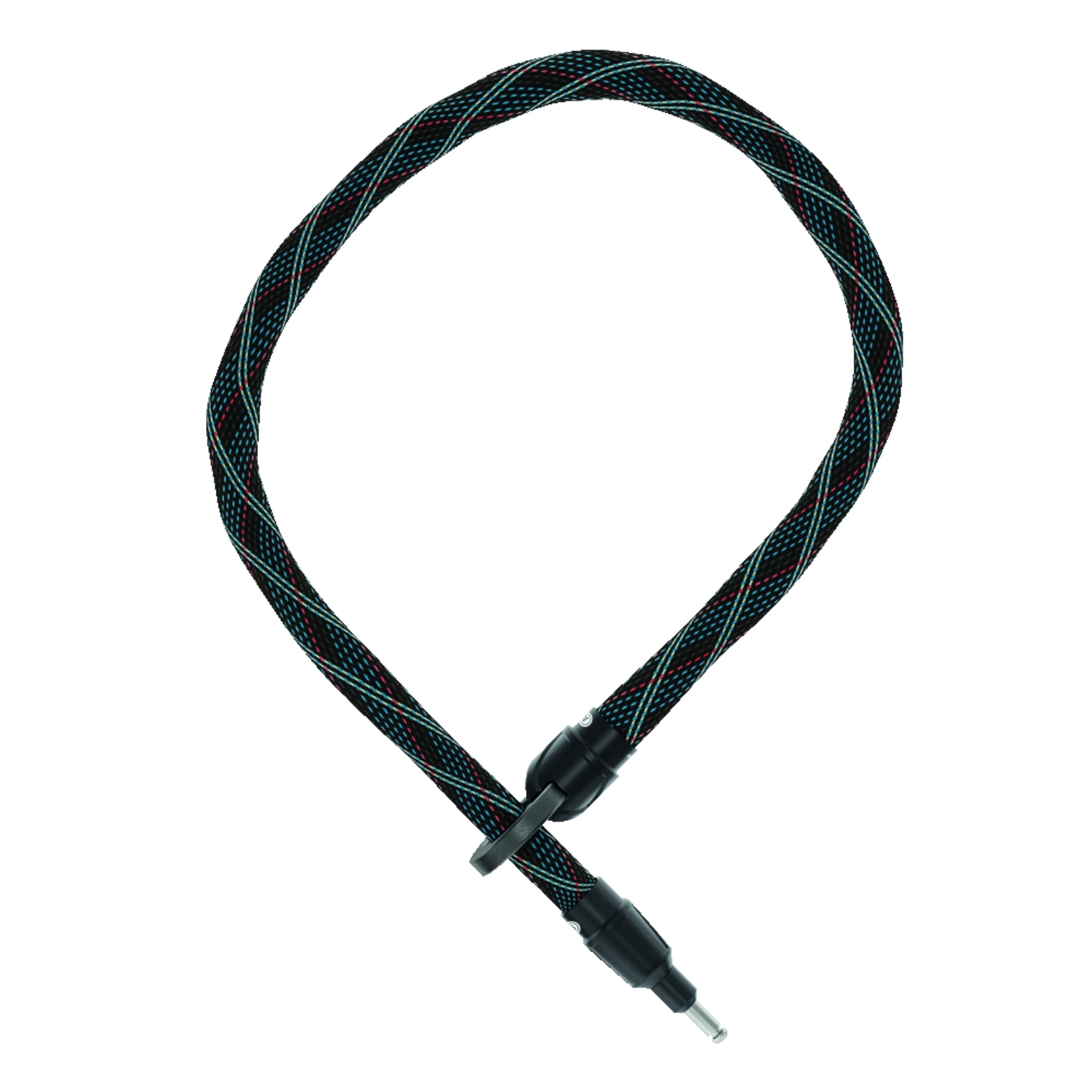 Abus Insteekketting Ivy Tex grijs 6KS/100 100cm lang, 6mm dik. Passend op alle Abus, Axa en Trelock ringsloten (muv Abus Amparo 4850) - AE-trading