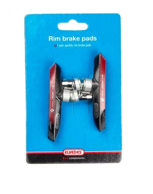 Elvedes V-brake remblokken 72mm. voor natte en droge omstandigheden (hangverpakking) - AE-trading