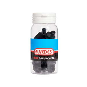 Elvedes v-brake rubber harmonica, zwart 35mm. 15 stuks in pot - AE-trading