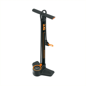 SKS Airkompressor 10.0 pomp. Hogedruk pomp met manometer. geschikt voor alle ventielen. max 10 bar/144 PSI. stalen pompbuis - AE-trading