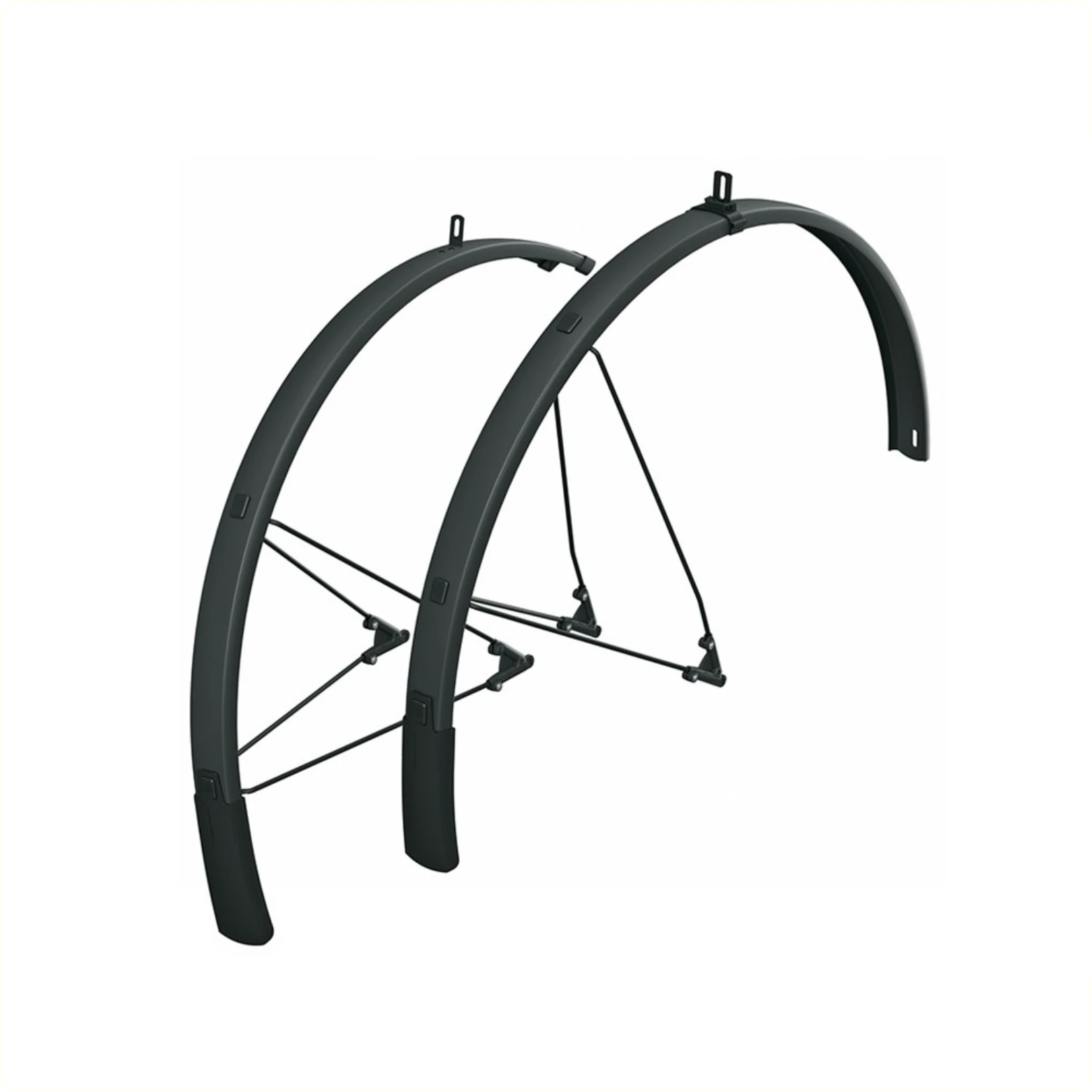 SKS bleumels style 46mm spatbord set, zwart - AE-trading