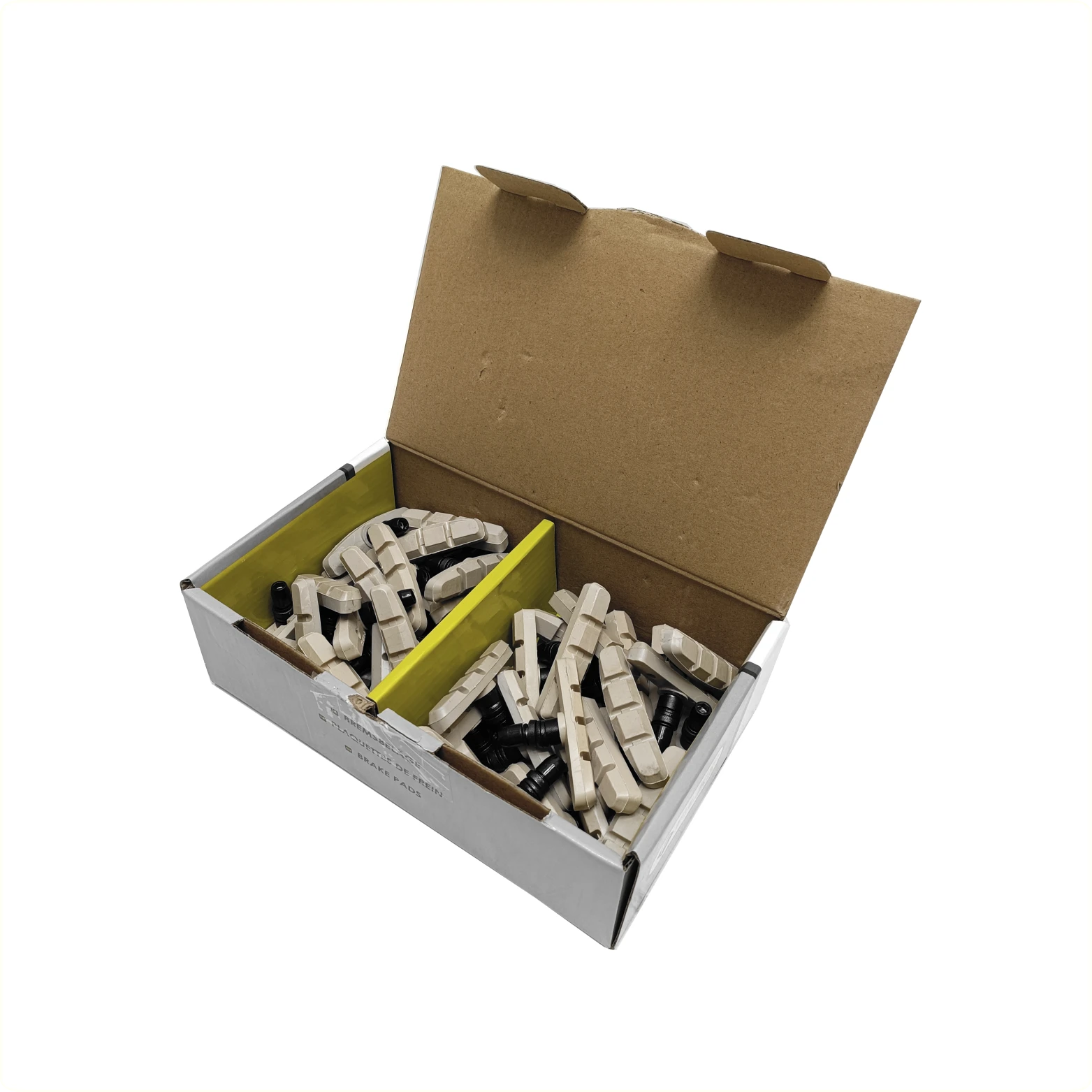 FALKX remblokken v-brake wit. 70mm per 25 (werkplaatsverpakking) - AE-trading
