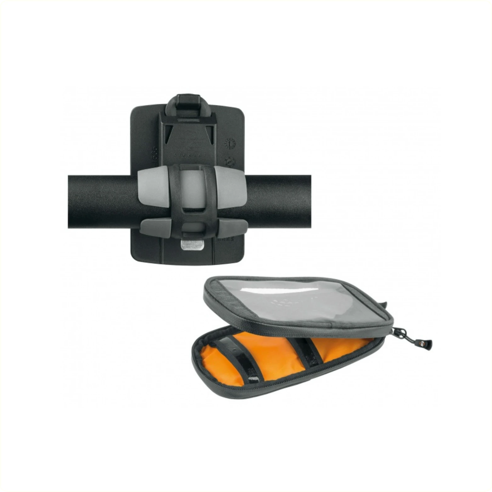 SKS Smartboy plus telefoonhouder. Gewicht: 115 gr. Materiaal: Kunststof Materiaal Tasje: Waterafstotend. Maximale grootte mobiel: 155 x 80 x 15 mm - AE-trading