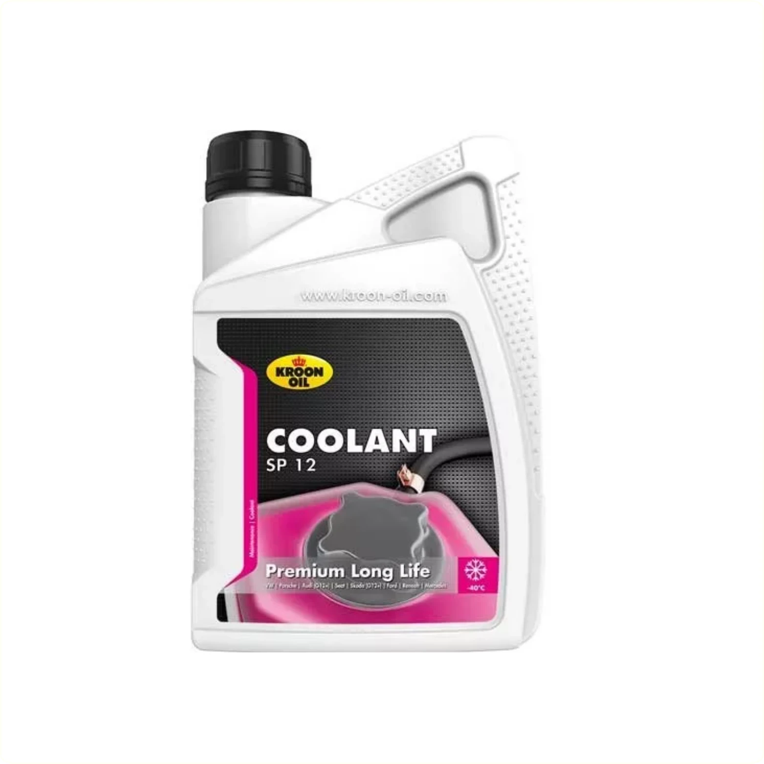 Kroon-Oil SP 12 Koelvloeistof, Premium Long Life (roze) 1 Liter - AE-trading