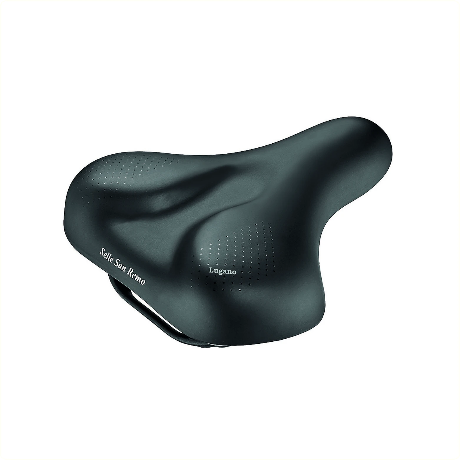 San Remo Lugano zadel, city/trekking met handgreep, excl. strop. 255x231mm (werkplaatsverpakking) - AE-trading