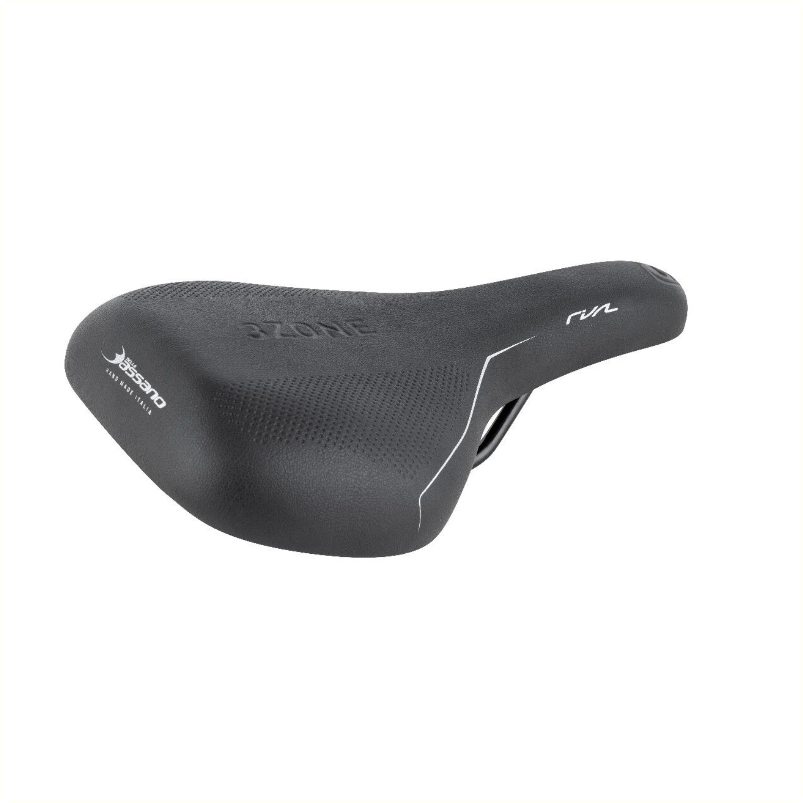 Selle Bassano zadel, Rivale 3zone Sport (hangverpakking) zwart - AE-trading