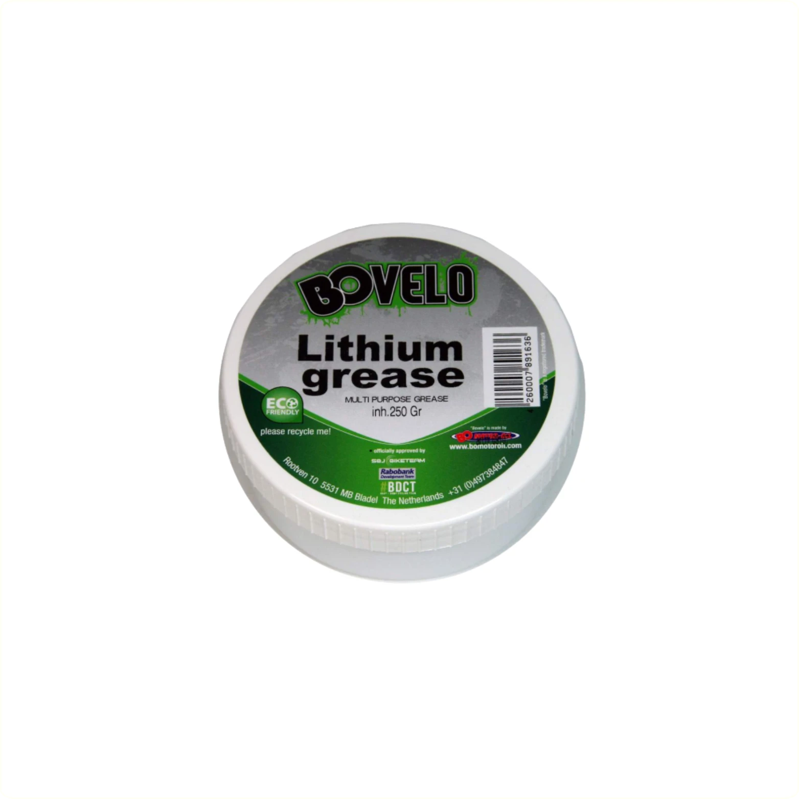 BoVelo Lithium Grease 250gr, universeel (kogellager) vet. Beschermd tegen roest en heeft een uitstekende smering - AE-trading