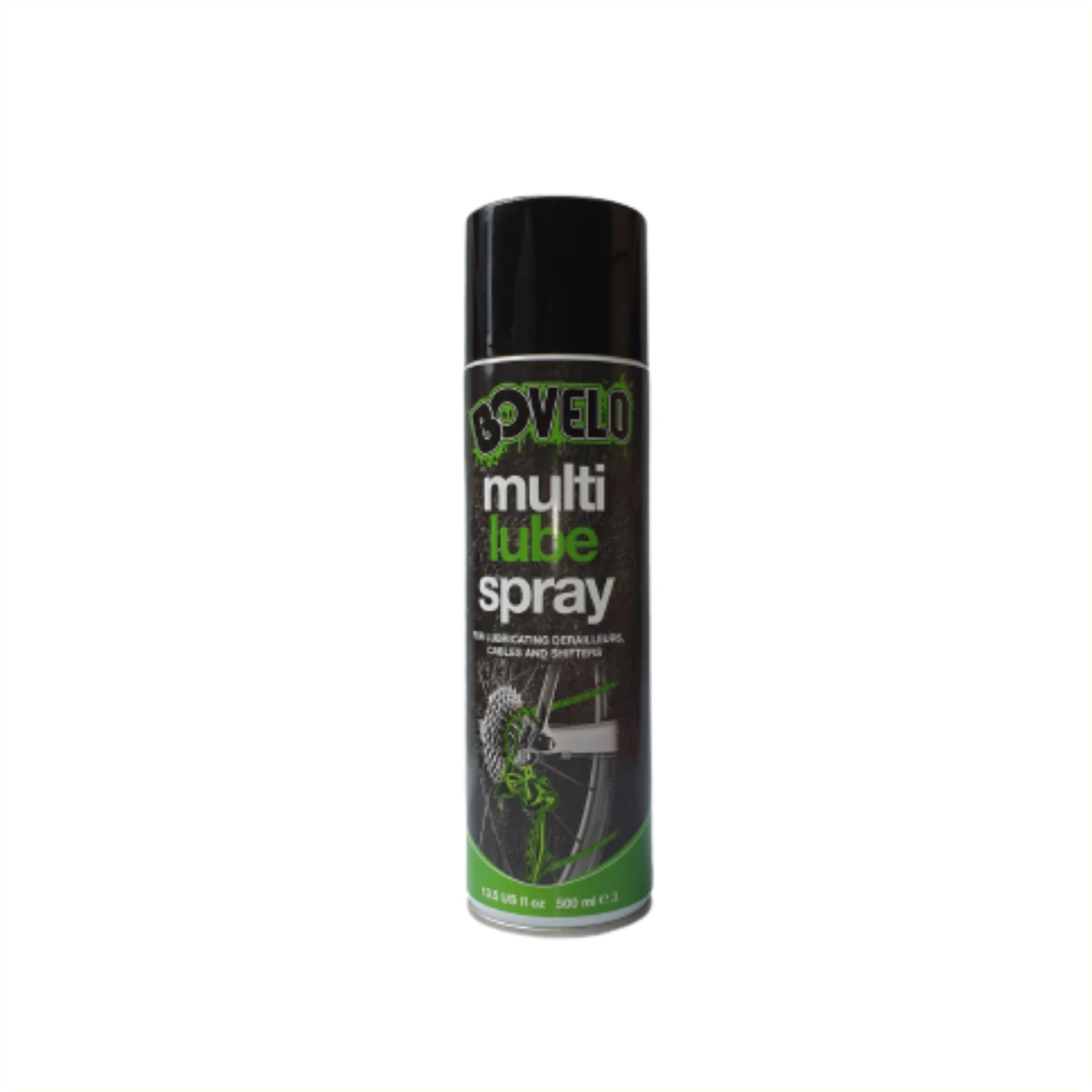 BoVelo Multi Lube Spray 500ml, universele spray geschikt voor het reinigen en smeren van diverse delen - AE-trading