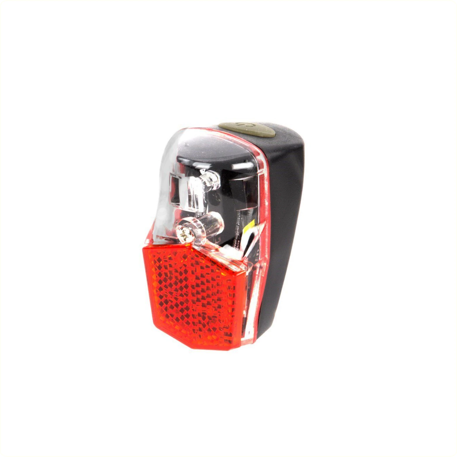 IkziLight achterlicht 1 led, spatbordbevestiging, met E-keur. incl batterijen (werkplaatsverpakking) - AE-trading