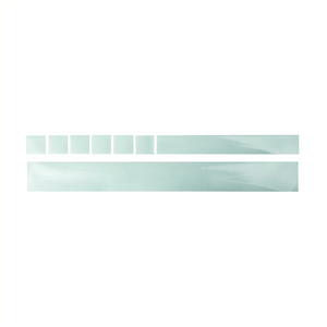 M-Wave lak beschermings sticker kit. transparent, opmaat te knippen. afm: 1x 500x50mm, 1x 260x35mm, 6 x 35x35mm - AE-trading