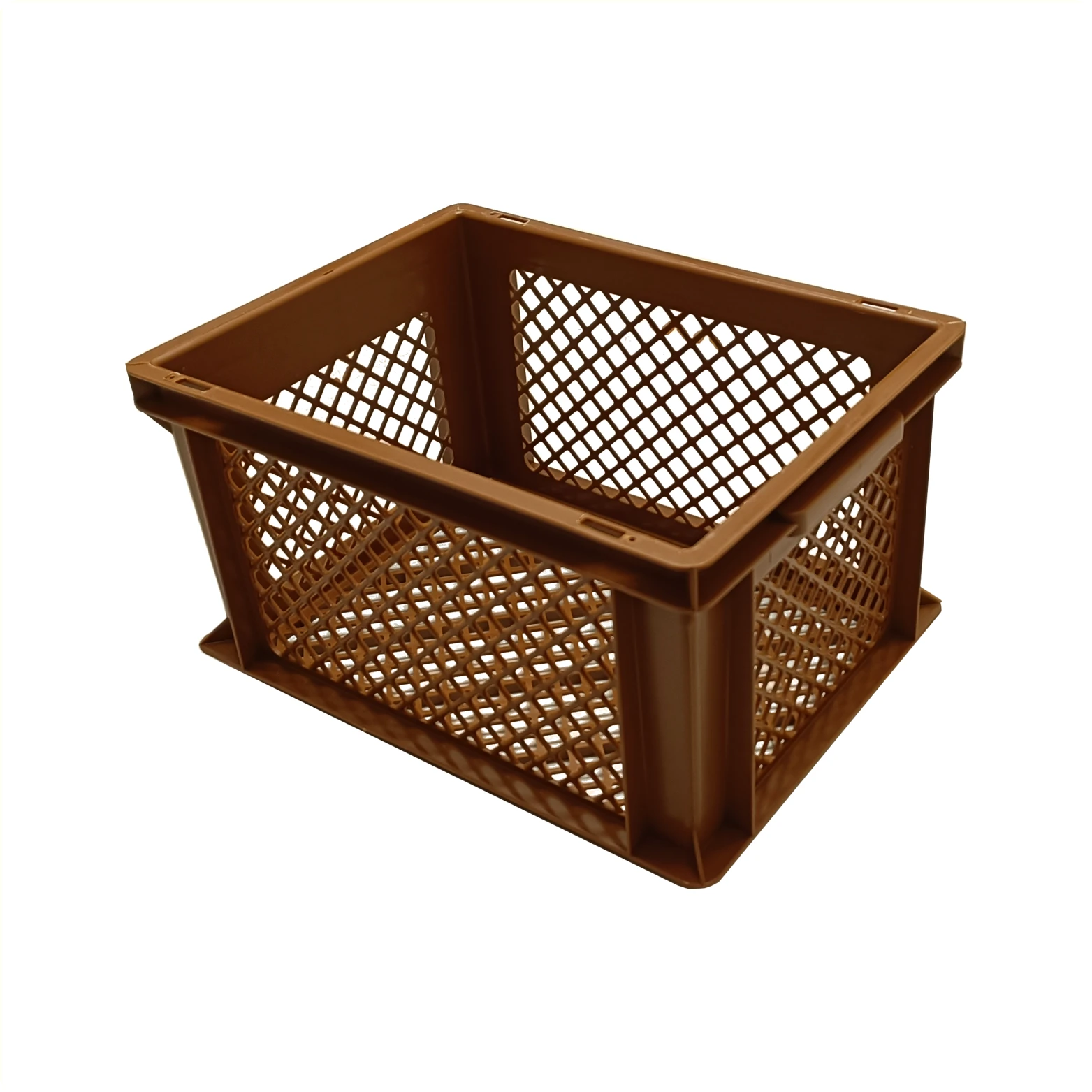 krat PVC Bruin 26L 40x30x22cm - AE-trading
