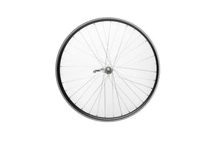 Achterwiel 28x1 5/x1 3/8 Zwarte hoge aluminium velg KT remnaaf Geslepen remvlakken. - AE-trading