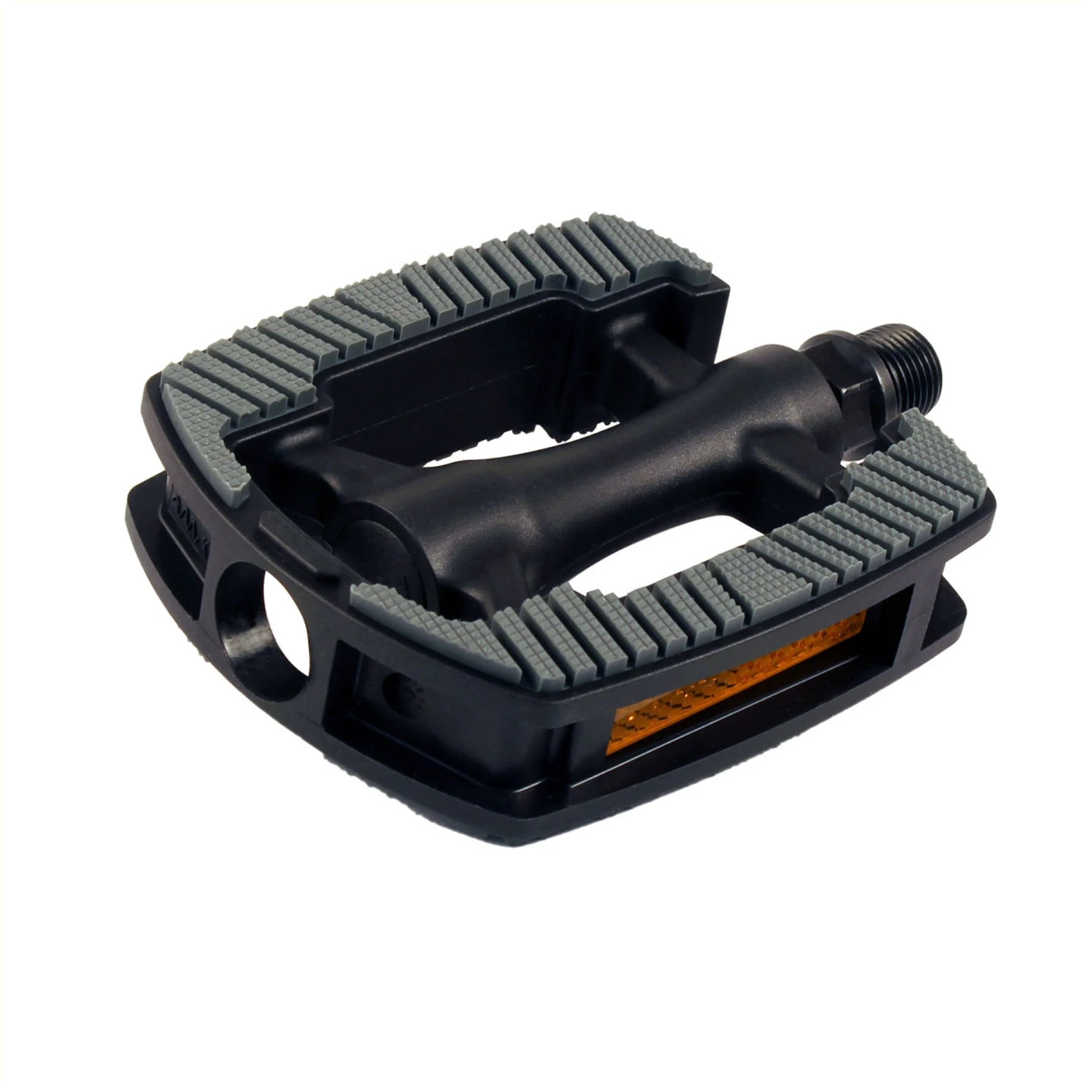 Union pedalen SP-820 kunststof grijs/zwart. 9/16" draad (hangverpakking) - AE-trading