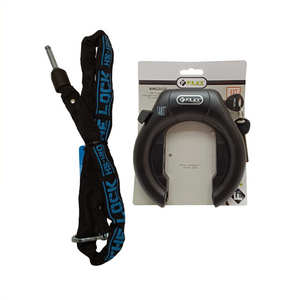 FALKX ART**, zwart en The lock insteekketting 120 cm. - AE-trading
