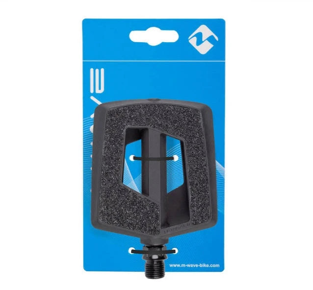 M-WAVE Steady Flat non-slip pedal, sandblock (hangverpakking) - AE-trading