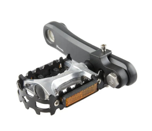 Mirage crankverkorter aluminium T6, inclusief RVS bouten, zwart (hangverpakking) - AE-trading