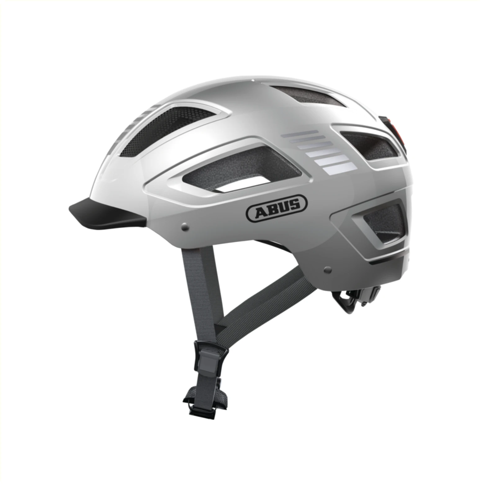Abus Helm Hyban 2.0 M (52-58 cm). zilver - AE-trading