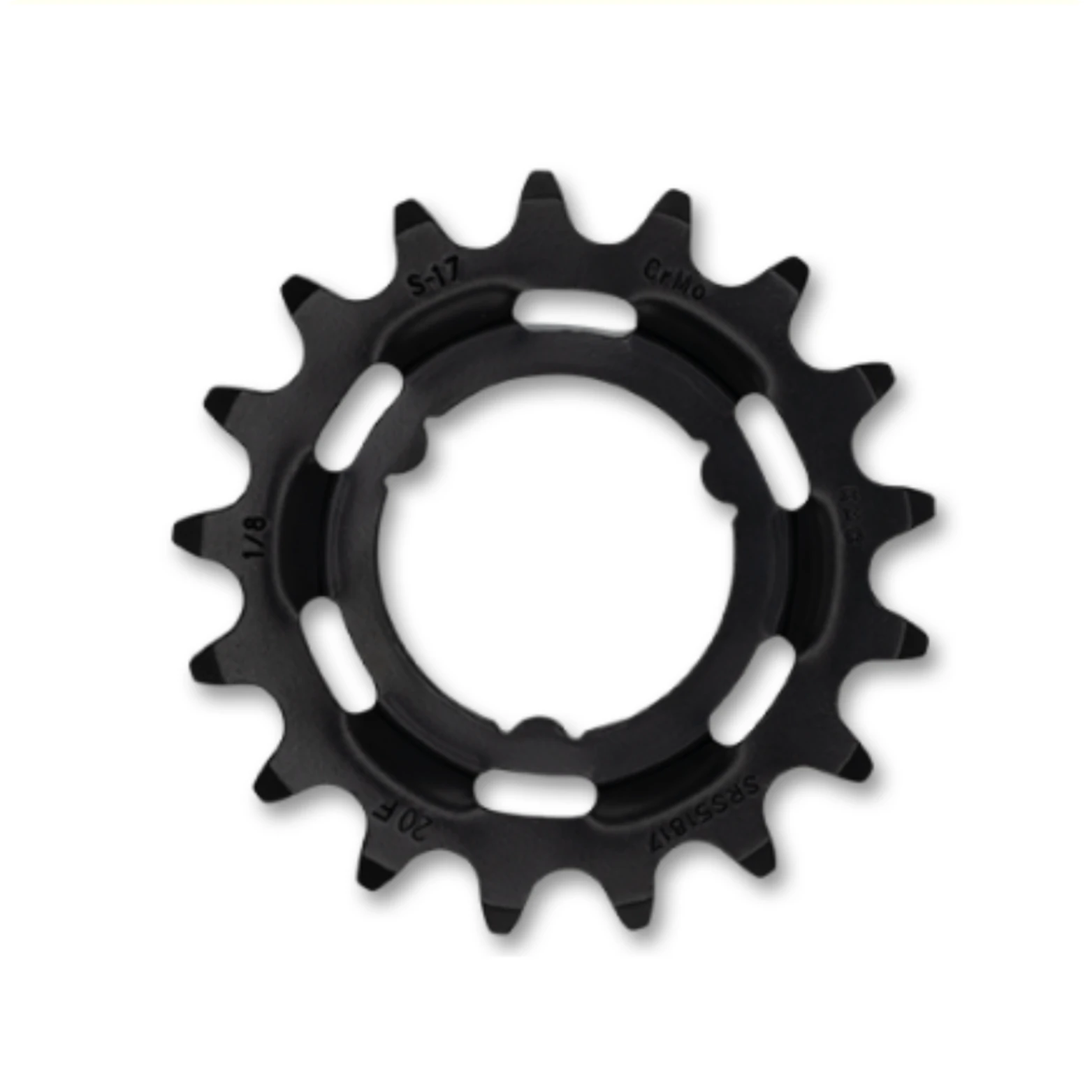 KMC tandwiel R Shimano wide 17T achtertandwiel. Chromoly Black 1/2x1/8" Extra hard chromoly staal voor langere levensduur. voor shimano versnellingsnaven - AE-trading