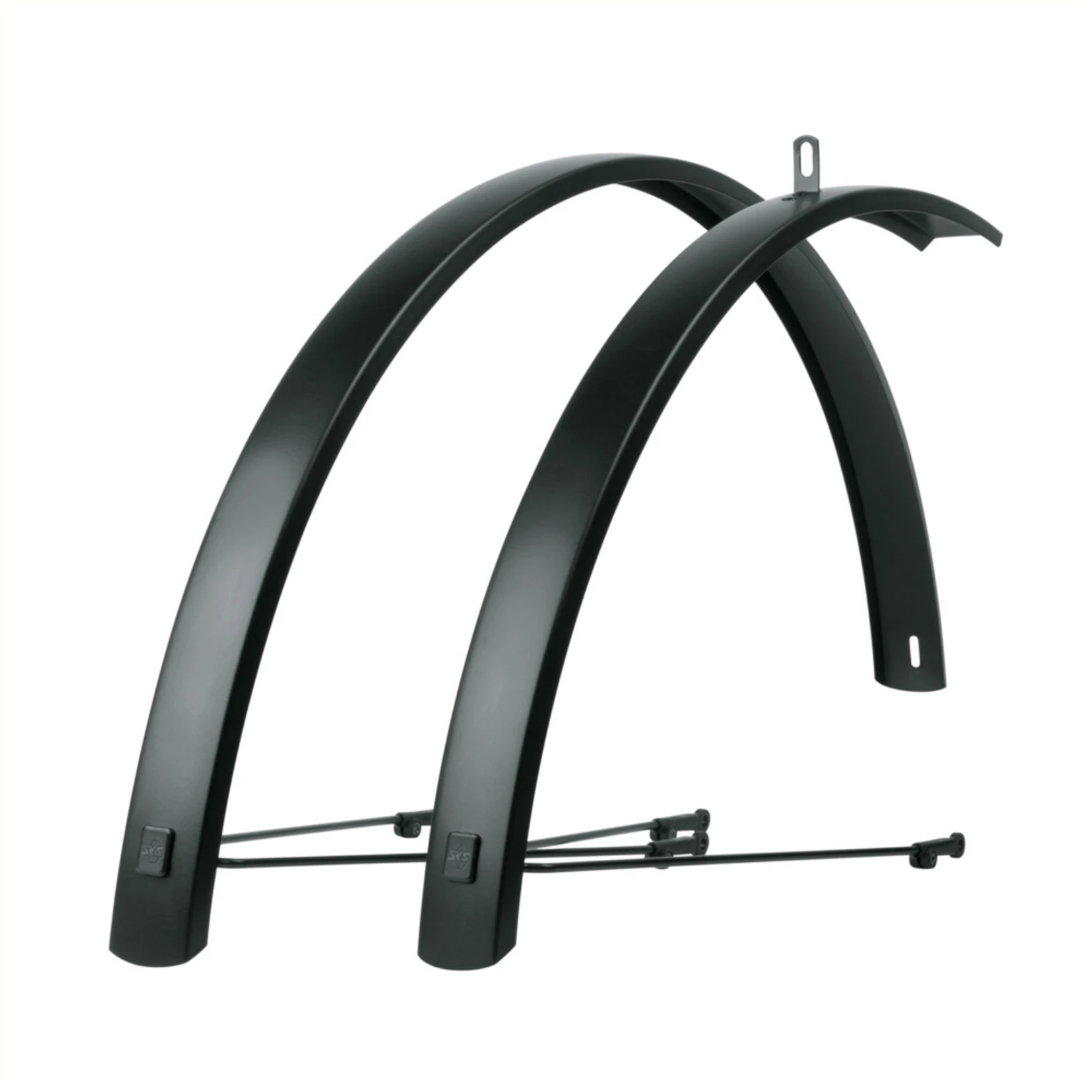SKS bleumels Edge AL 46mm aluminium spatbord set, zwart - AE-trading