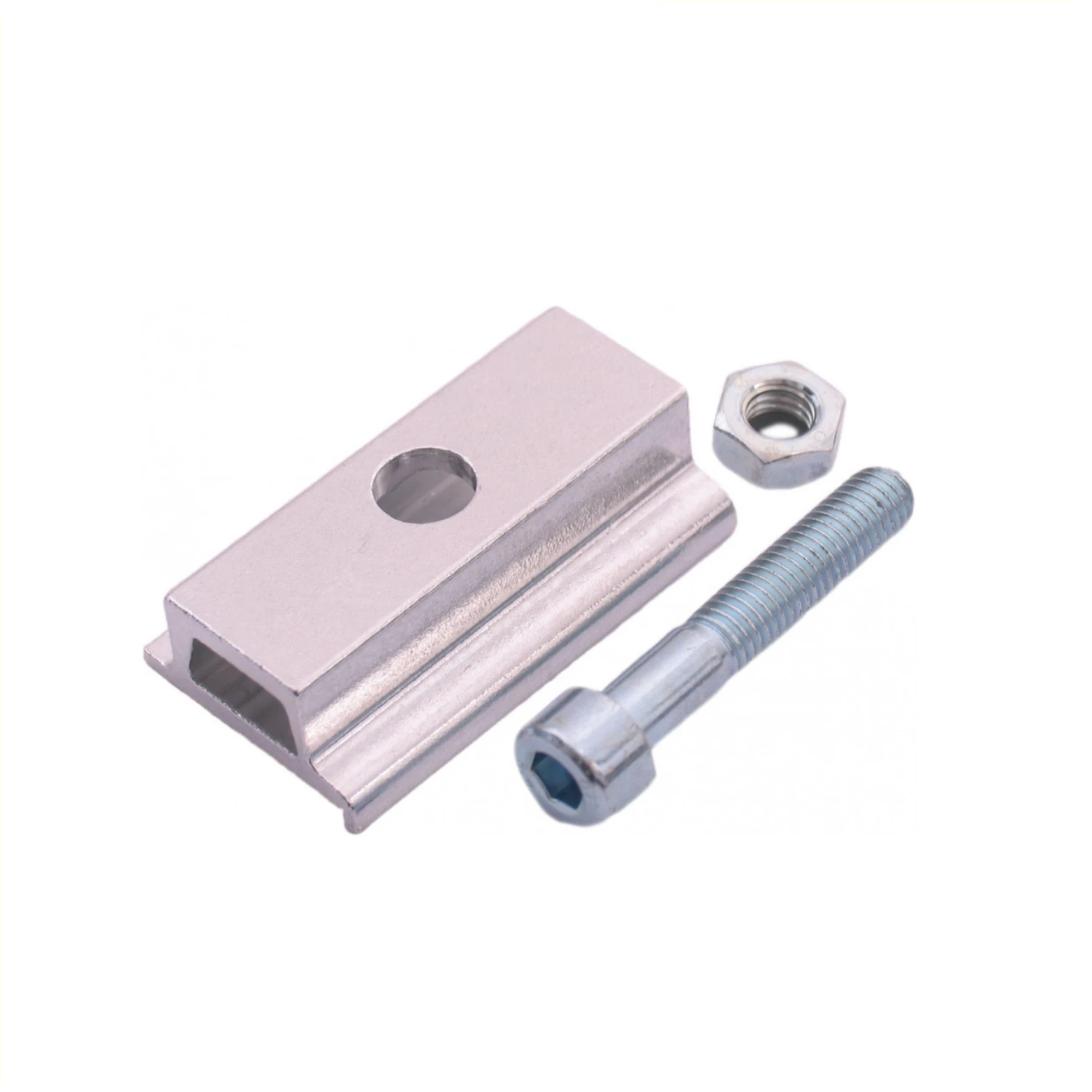 Ursus adapterplaat voor standaards van 30 naar 20mm, incl Bout M8x45 en moer - AE-trading