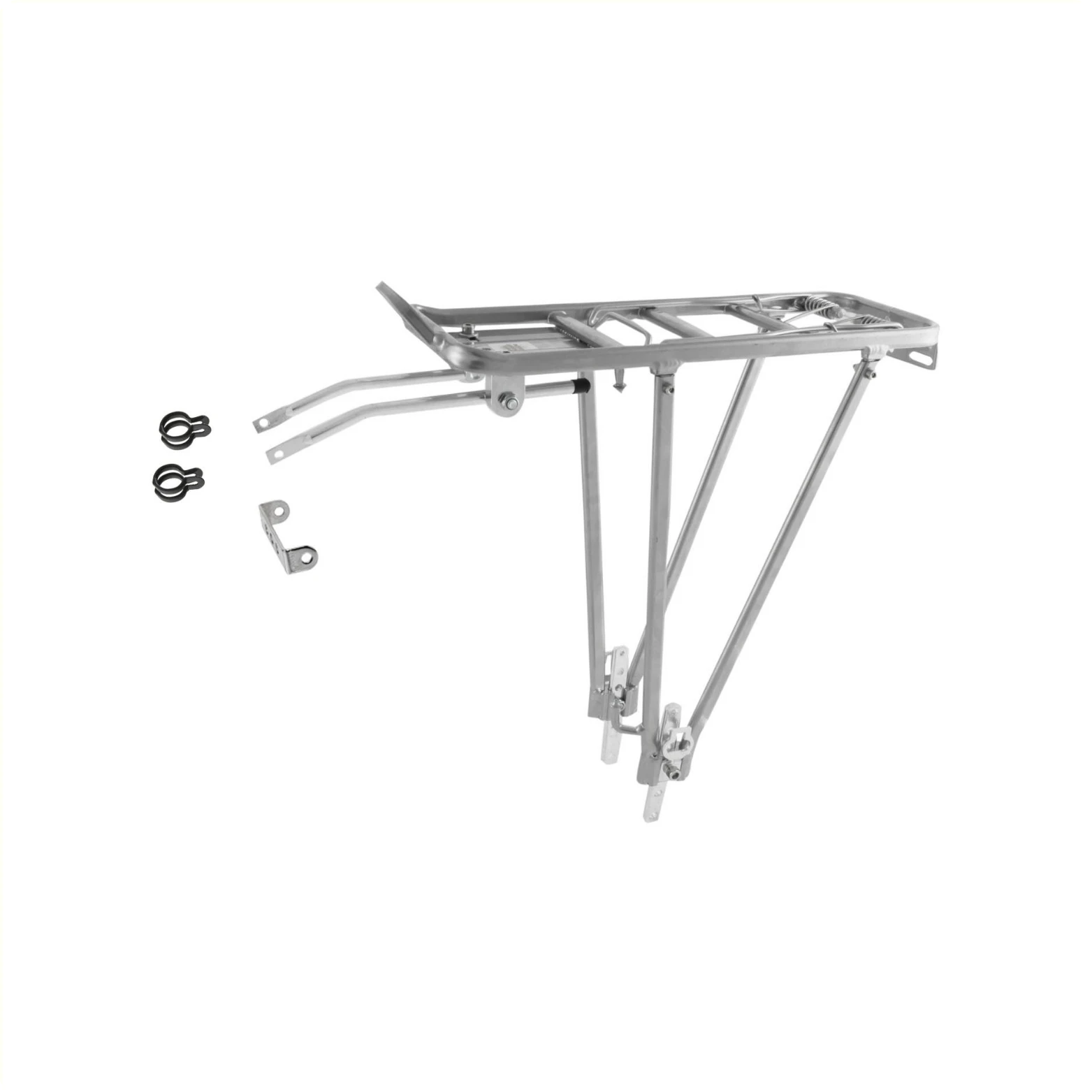 M-Wave Bagagedrager universeel, zilver aluminium 24/26/28 inch (hangverpakking) - AE-trading