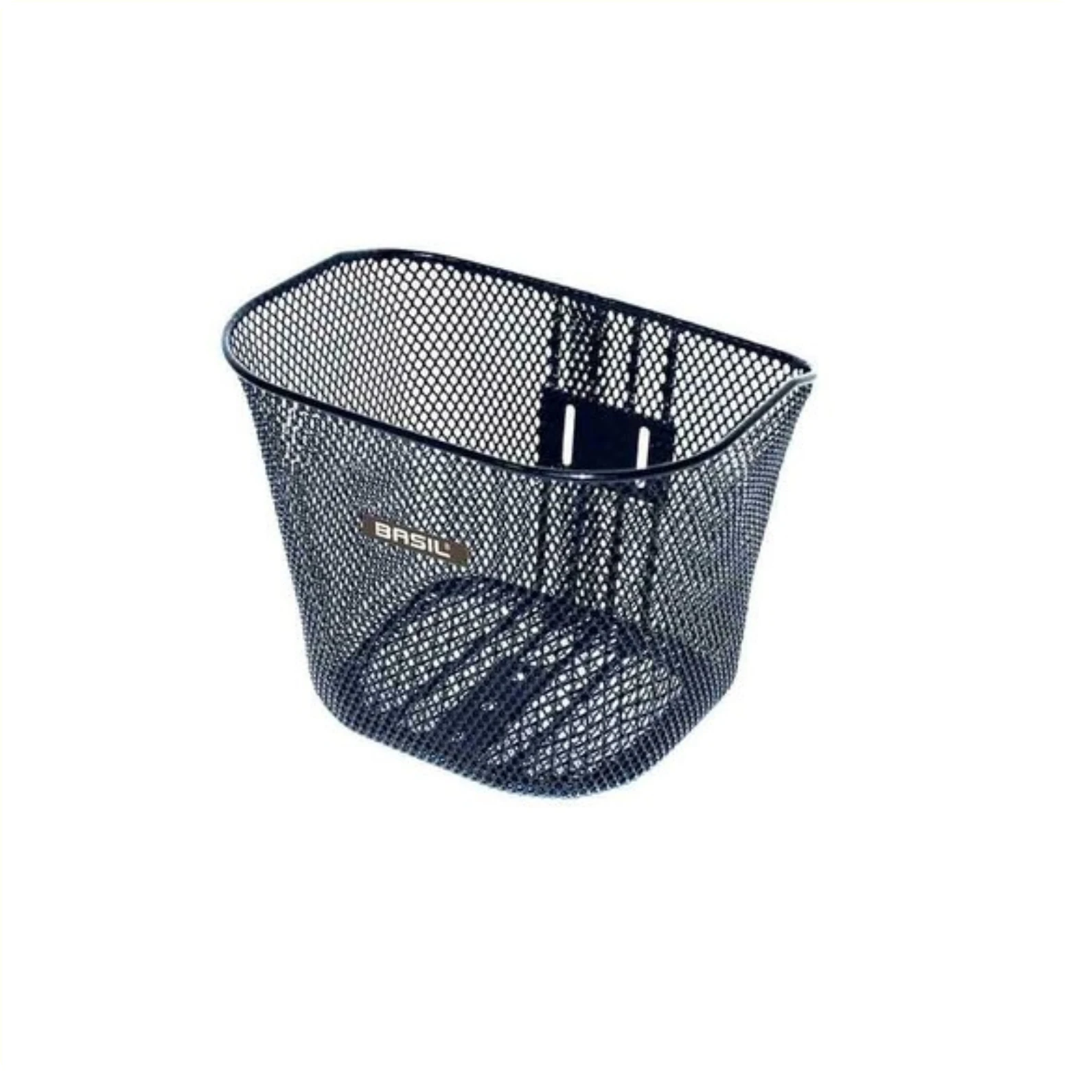 Basil Toronto, kindermand 16-24 inch, fijnmazig, ovaal, staal, montage op balhoofd en kroonstuk, inclusief bevestigingsmateriaal, zwart - AE-trading