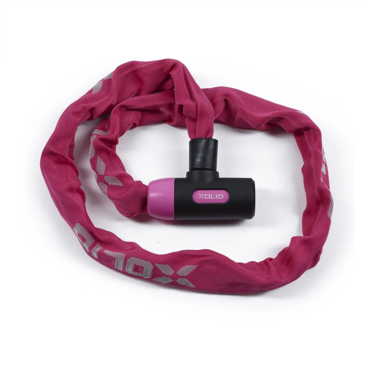 Xolid kettingslot 8x8x120cm, roze - AE-trading