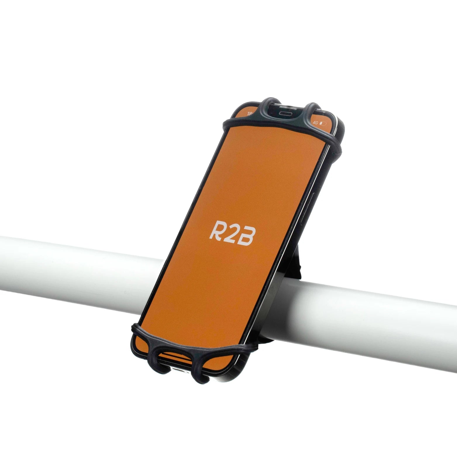 R2B Telefoonhouder Rotterdam zwart, passend voor alle telefoons van 4 t/m 6,5 inch (winkelverpakking) - AE-trading