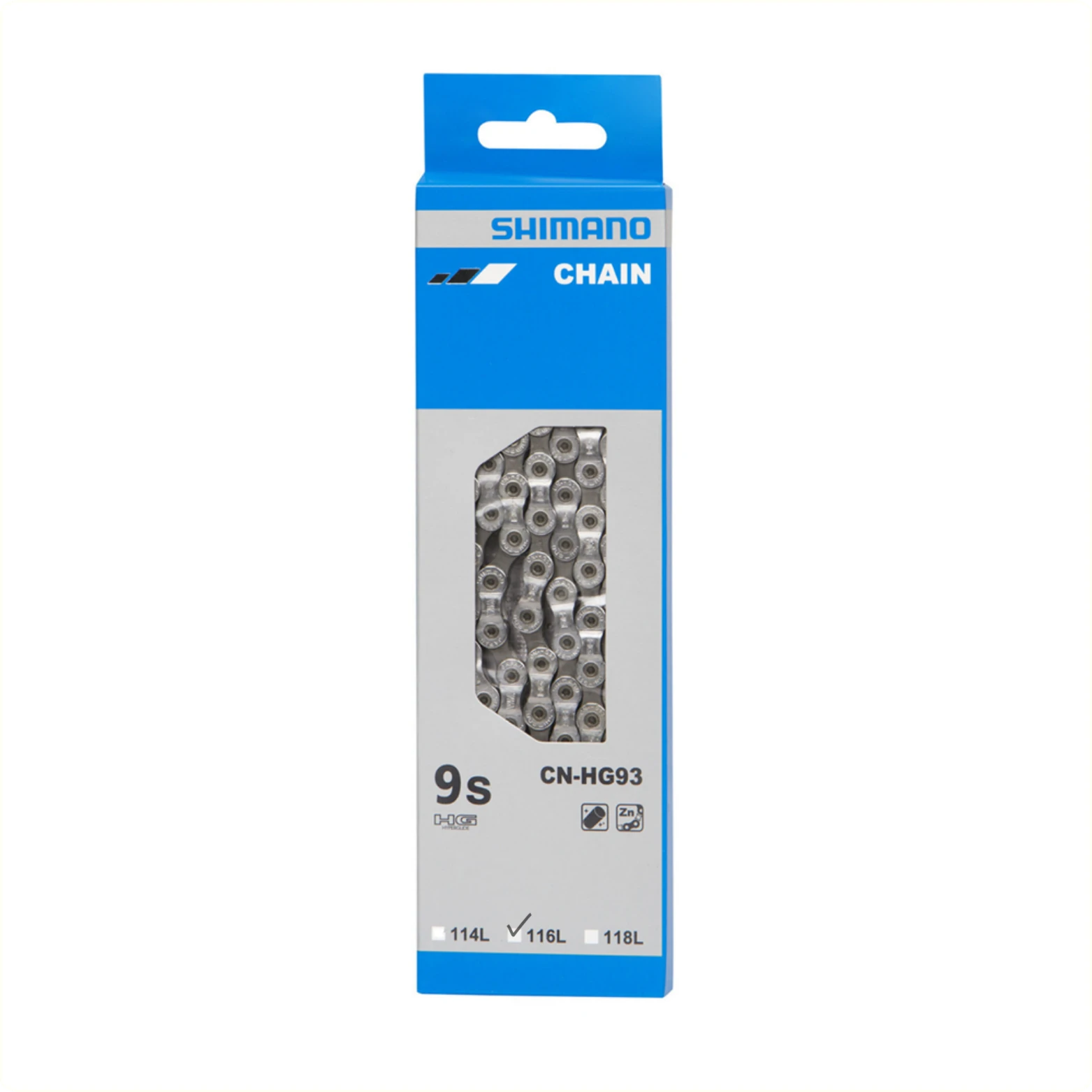 Shimano ketting CN-HG93 small 116 Links 9-speed Deore XT - AE-trading