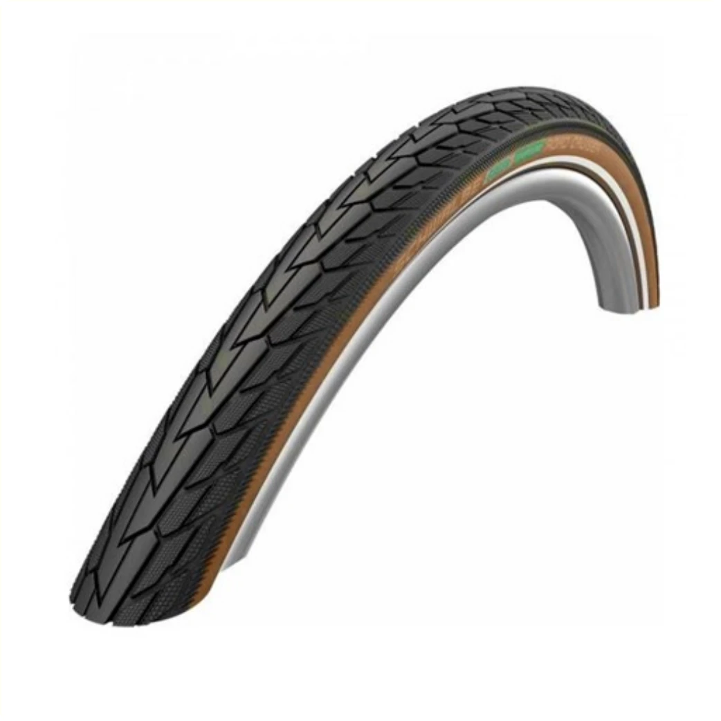 Buitenband: Schwalbe Road Cruiser (K-guard) Kleur: zwart/bruin met reflectie Maat: 28x1,60 700x42C ETRTO 42-622 - AE-trading