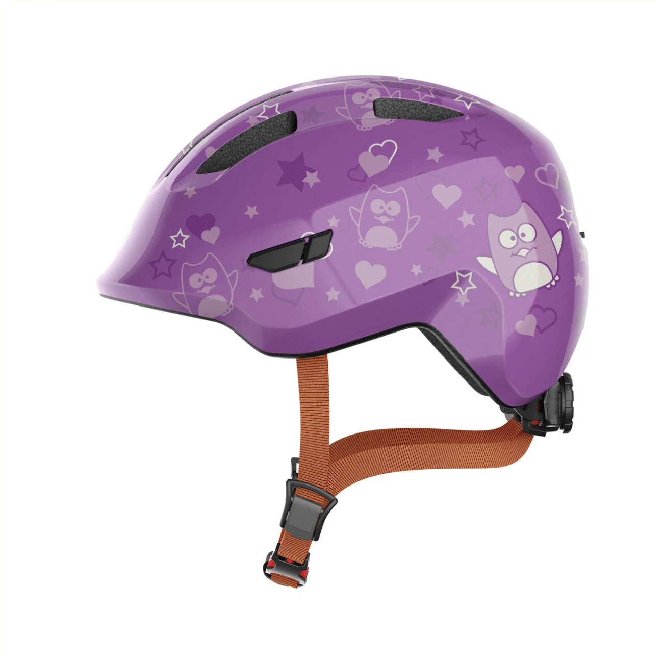 Abus Helm Kind Smiley 3.0 paars princess S (45-50cm) - AE-trading