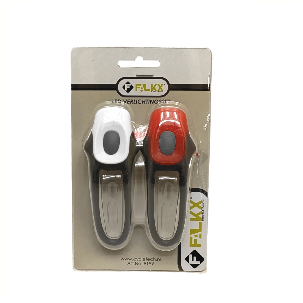 FALKX Frog Eye LED siliconen verlichting set, 1 led per lamp. Functies: aan/knipperen/uit, incl batterijen (hangverpakking) - AE-trading