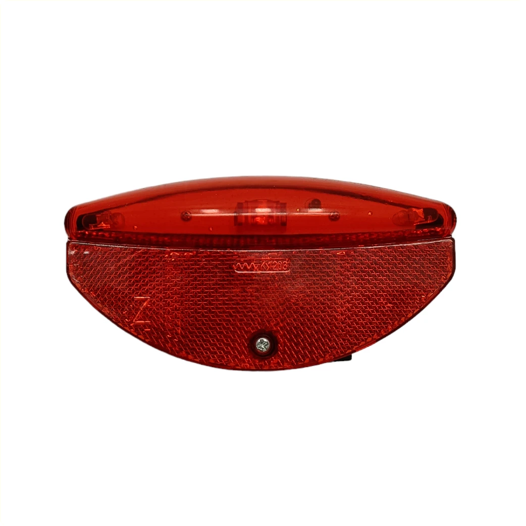 FALKX Bigg Bud achterlicht LED. 3 leds, 80mm drager montage, inclusief batterijen,licht en bewegingssensor (werkplaatsverpakking) afm. 117x36x60mm - AE-trading