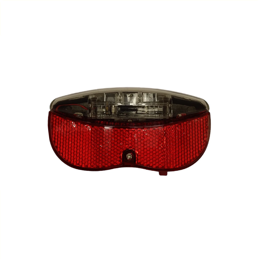 FALKX 2 Tone achterlicht LED. 2 leds, 80mm drager montage, inclusief batterijen (werkplaatsverpakking) afm. 118x45x60mm - AE-trading